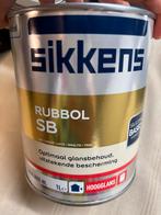 Sikkens rubbol SB zuiver witte (ral 9010) lak 1liter, Ophalen of Verzenden, Nieuw, Materiaal