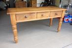 Table bureau en pin, Ophalen