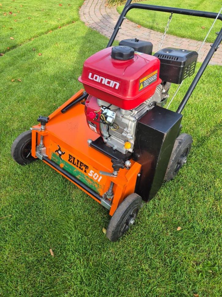 Eliet E 501 PRO benzine verticuteermachine (nieuwe messen), Tuin en Terras, Verticuteermachines, Zo goed als nieuw, Benzine, Ophalen