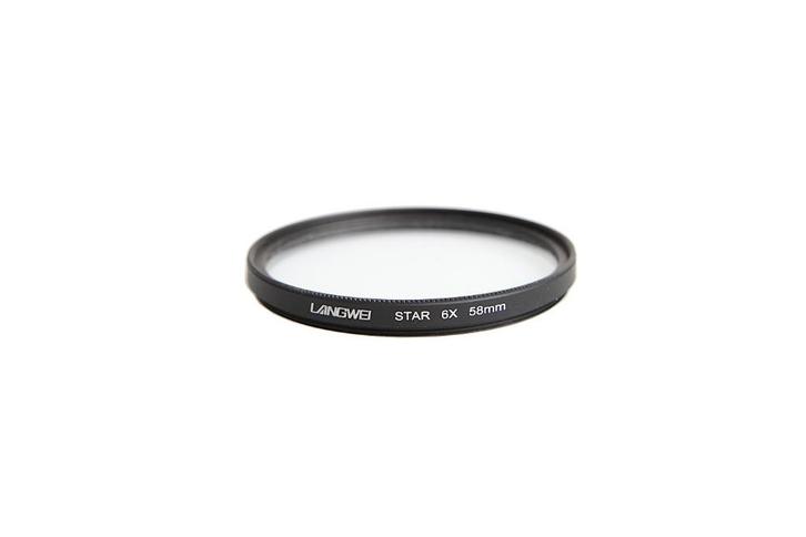 Langwei Star 6x 58mm filter, Audio, Tv en Foto, Foto | Filters, Zo goed als nieuw, UV-filter, 50 tot 60 mm, Verzenden