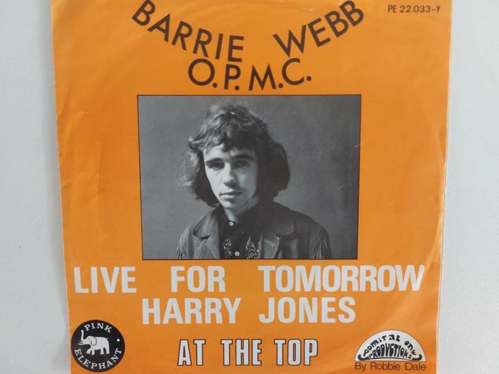 Barrie Webb - Live For Tomorrow (1970), Cd's en Dvd's, Vinyl Singles, Pop, Ophalen of Verzenden