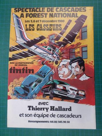 Les casseurs - publicité papier - 1980 beschikbaar voor biedingen