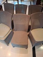 Landelijke stoelen in de kleur taupe, Ophalen