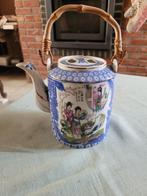Theekan met chinese decoratie, Ophalen