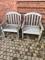 Tuinstoelen teakhout, Ophalen, Gebruikt, Teakhout