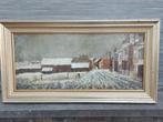 Huile sur toile ruelle signe Raymond Besse, Antiek en Kunst, Kunst | Schilderijen | Klassiek, Ophalen of Verzenden