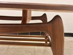 Vintage salontafel van Teeffelen nr1 (1960-1965), Ophalen, 100 tot 150 cm, Teakhout, 50 tot 100 cm