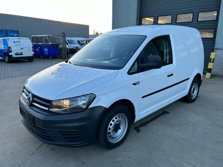 Volkswagen Caddy 1.6tdi 55kw trekhaak airco dichte wand zie, Auto's, Bestelwagens en Lichte vracht, Bedrijf, Te koop, ABS, Airbags
