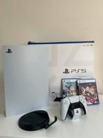 PlayStation 5  disc/ 2 games / oplaadstation, Games en Spelcomputers, Spelcomputers | Sony PlayStation 5, Ophalen, Zo goed als nieuw
