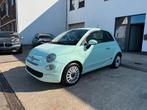 FIAT 500 2020 –  24.000km-1.0L HYBRIDE BENZINE, Auto's, Voorwielaandrijving, Stof, 4 cilinders, Blauw