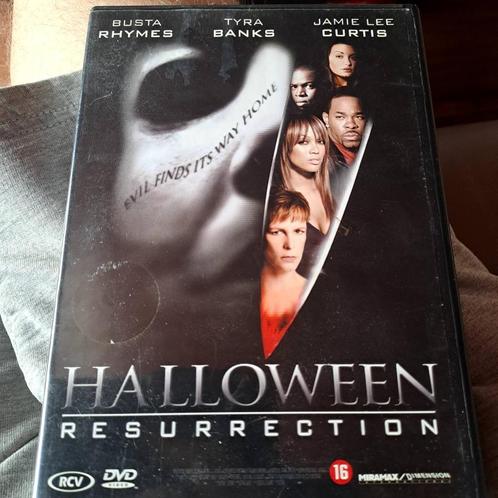 Halloween resurrection dvd in nieuwstaat krasvrij 2eu, Cd's en Dvd's, Dvd's | Horror, Zo goed als nieuw, Overige genres, Vanaf 16 jaar