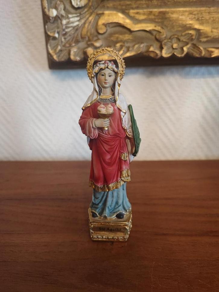 Beeldje Sint Agatha, Antiek en Kunst, Antiek | Religieuze voorwerpen, Ophalen