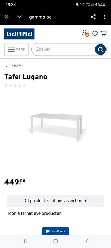 Tafel nog niew gamma  80€ paar stuk  beschikbaar voor biedingen