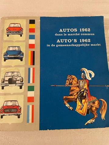 Autos 1962 dans le marché commun/in gemeenschappelijke markt, Enlèvement ou Envoi, Utilisé, Jacques-chocolade, Album d'images