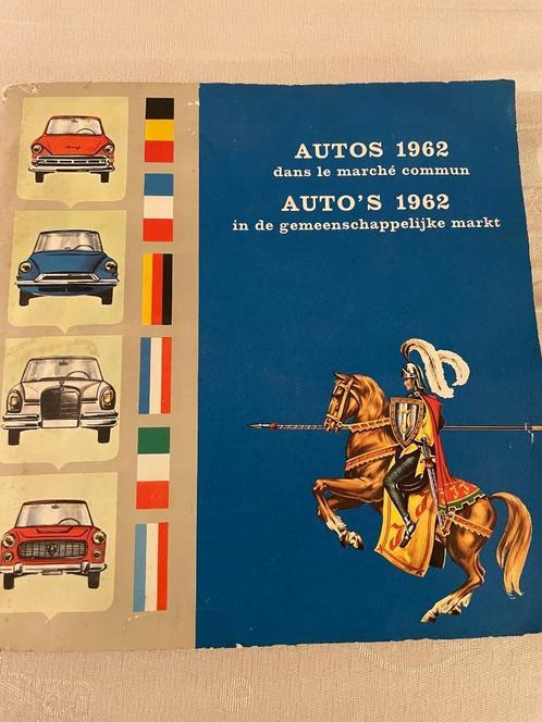 Autos 1962 dans le marché commun/in gemeenschappelijke markt, Boeken, Prentenboeken en Plaatjesalbums, Gelezen, Plaatjesalbum