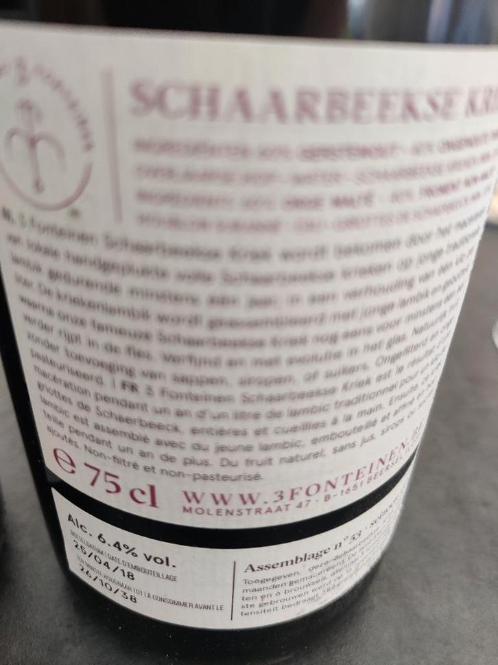 Vintage Cantillon/3F gemiddeld 5 jaar oud, Verzamelen, Biermerken, Nieuw, Overige merken, Ophalen