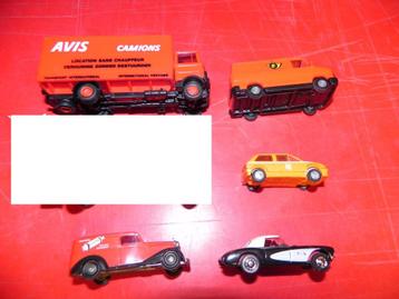 Lot Vehicules Vintage  Praliné:    Post RTT AVIS  