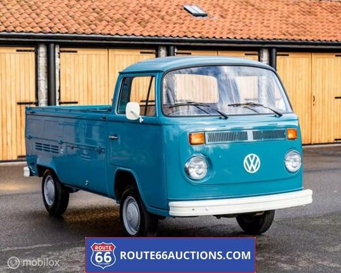 Volkswagen T2 Pick-up 1976 | Route 66 auctions, Auto's, Volkswagen, Bedrijf, Te koop, Overige modellen, Benzine, SUV of Terreinwagen