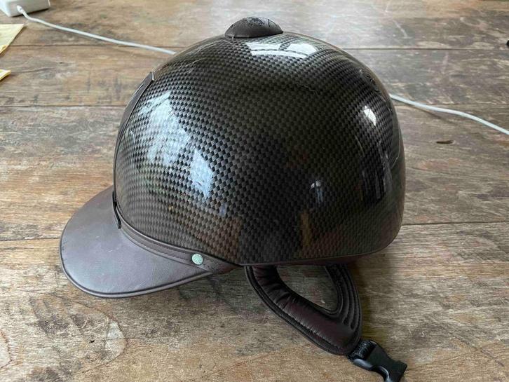 Casque d'équitation 59-60cm, Sports & Fitness, Sports & Fitness Autre, Utilisé, Enlèvement ou Envoi