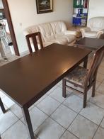 Table à manger et 6 chaises, Huis en Inrichting, Tafels | Eettafels, Ophalen, Gebruikt, 100 tot 150 cm, 50 tot 100 cm