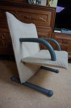 Design fauteuil uit de jaren 70-80, Huis en Inrichting, Fauteuils, Ophalen, Gebruikt, Metaal