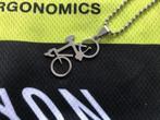 Pendentif en acier inoxydable en forme de vélo de route/vélo, Enlèvement ou Envoi, Neuf