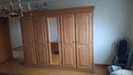 Eiken kleerkast met spiegel te koop, Ophalen, Zo goed als nieuw
