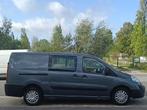 Citroën Jumpy 2.0 HDI DUBBELCABINE LICHTE VRACHT 6 PLAATSEN, Auto's, Bestelwagens en Lichte vracht, 4 deurs, Stof, Zwart, Citroën