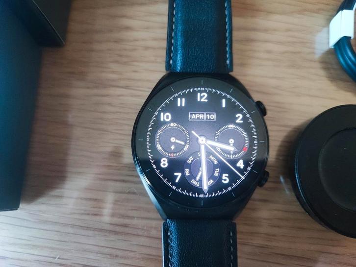 Xiaomi Watch S1 Saphire Black, Handtassen en Accessoires, Smartwatches, Zo goed als nieuw, Android, Zwart, Afstand, Calorieverbanding