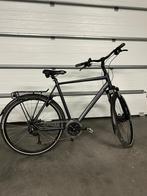 Herenfiets Oxford Rainbow Disc 27V 61, Mat gungrey, Versnellingen, Zo goed als nieuw, 61 tot 65 cm, Ophalen