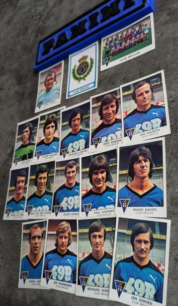 PANINI FOOTBALL 78 CLUB BRUGGE 17 STICKERS 1978 beschikbaar voor biedingen
