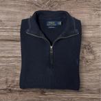 Polo Ralph Lauren 1/4 zip Marineblauw XL, Kleding | Heren, Truien en Vesten, Ralph Lauren, Maat 56/58 (XL), Zo goed als nieuw