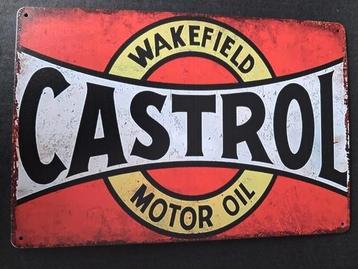 Vintage metalen reclame "Texaco" motor oil Nieuw  beschikbaar voor biedingen