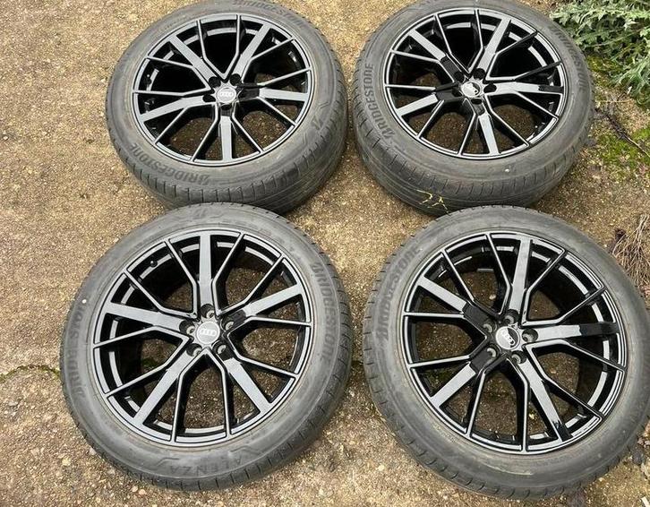 Audi 21 inch Orginele Sport Velgen met Zomerbanden, Auto-onderdelen, Banden en Velgen, Banden en Velgen, Zomerbanden, 21 inch