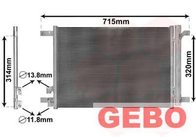 Volkswagen Golf 8  2020+ airco condensor radiateur 5QM 816 4, Auto-onderdelen, Motor en Toebehoren, Volkswagen, Nieuw, Ophalen of Verzenden
