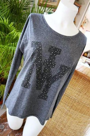 zwart sierlijk Madonna New York T-shirt beschikbaar voor biedingen