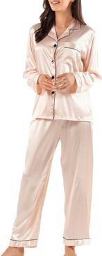 Pyjamaset voor dames van zijdesatijn | GRATIS LEVERING, Vêtements | Femmes, Pyjamas, Neuf, -, -, GAESHOW