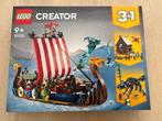 31132 - Vikingschip en de Midgaardslang, Ophalen of Verzenden, Nieuw, Complete set, Lego