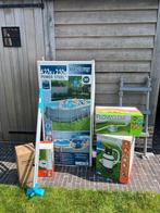 Bestway Power Steel Zwembad Set Ovaal set, Ophalen, 200 tot 300 cm, 80 tot 120 cm, Zo goed als nieuw