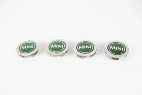 Centercaps groen Classic Mini., Auto-onderdelen, Overige Auto-onderdelen, Mini, Oldtimer onderdelen, Rover, Austin, Nieuw, Ophalen of Verzenden