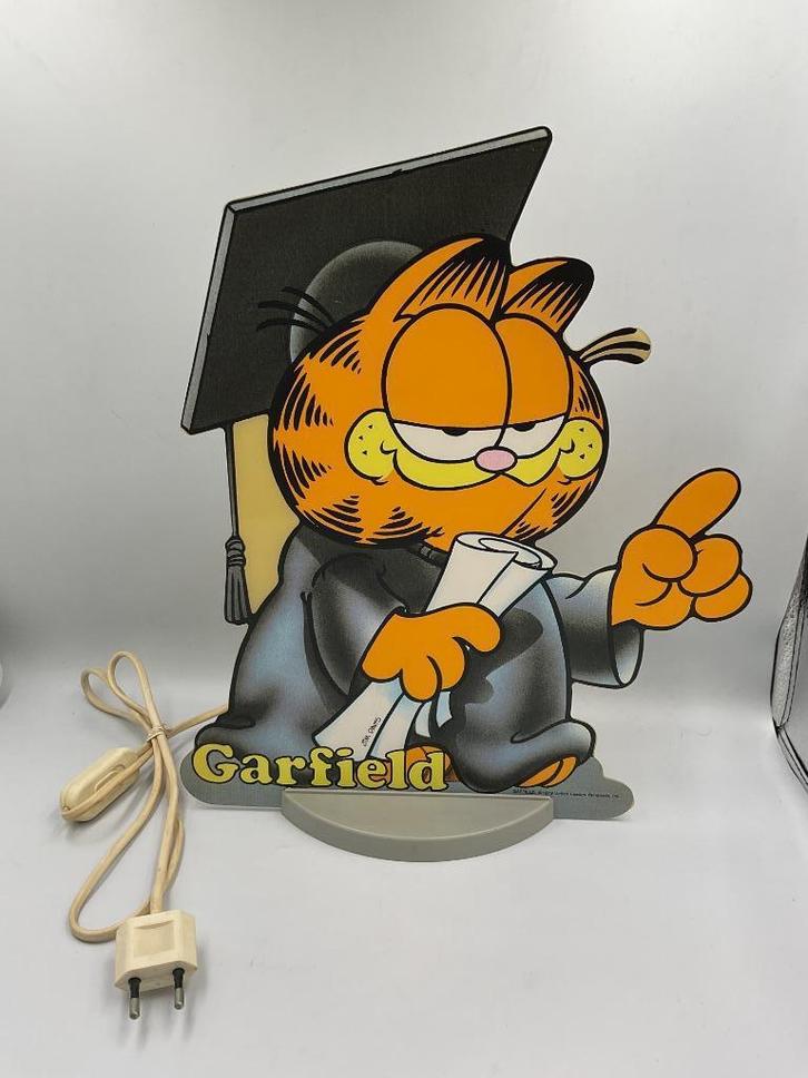 Garfield lamp, Huis en Inrichting, Lampen | Tafellampen, Zo goed als nieuw, Minder dan 50 cm, Kunststof, Ophalen of Verzenden