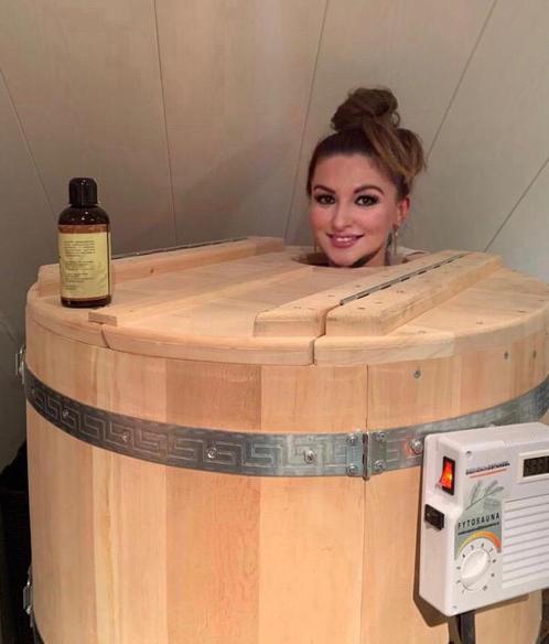 Ceder Spa Ton met een stoomgenerator, Sport en Fitness, Sauna, Nieuw, Ophalen