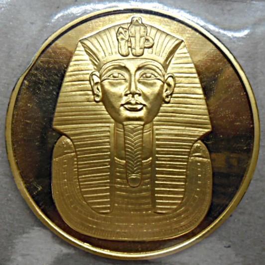 TTB medailles „de schatten van het oude Egypte” in vermeil, Postzegels en Munten, Penningen en Medailles, Zilver, Ophalen of Verzenden