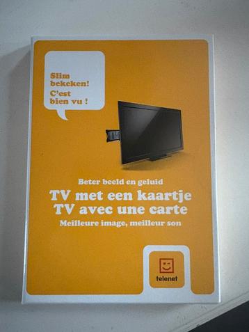 Telenet CI+ module (tv kijken zonder de kost van decoder) beschikbaar voor biedingen