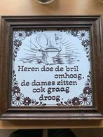 Tekstbord over toilet -wc, Enlèvement ou Envoi, Comme neuf