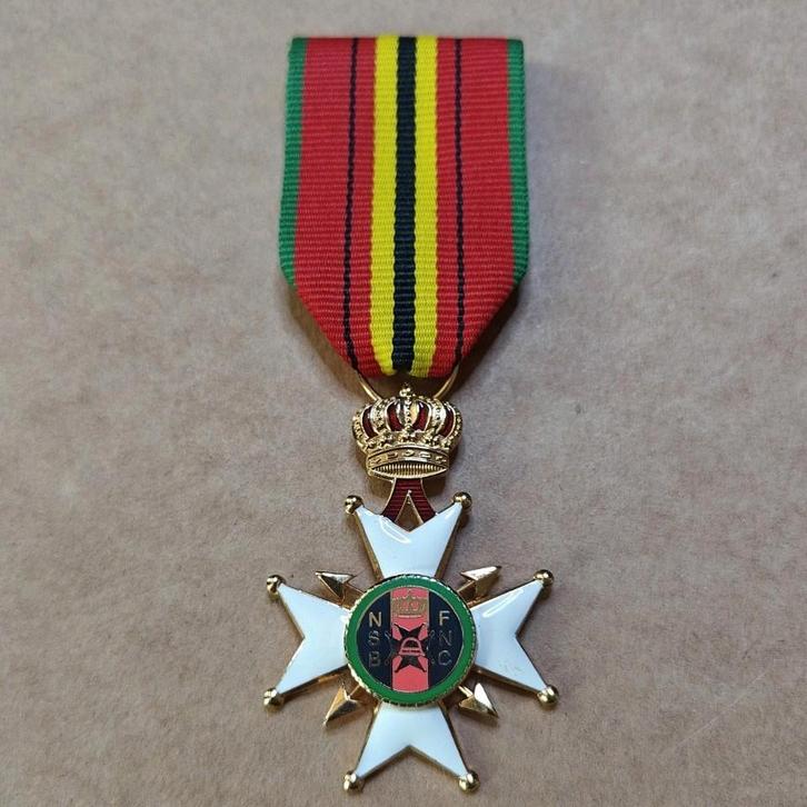 Medaille NSB (KONINKLIJKE NATIONALE STRIJDERSBOND VAN BELGIË, Verzamelen, Militaria | Tweede Wereldoorlog, Landmacht, Embleem of Badge