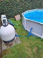 Zwembad zandfilter, waterpomp en verwarmingspomp, Ophalen, Gebruikt