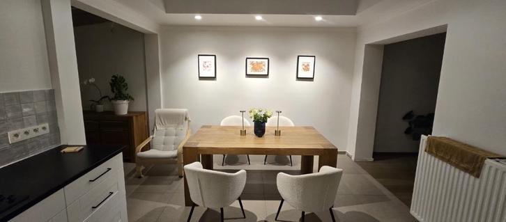 Eetafel 4-6 personen, Huis en Inrichting, Tafels | Eettafels, Zo goed als nieuw, 50 tot 100 cm, 150 tot 200 cm, Vijf personen of meer