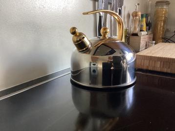 Fluitketel, Enlèvement ou Envoi, Comme neuf, Inox, Plaques à induction