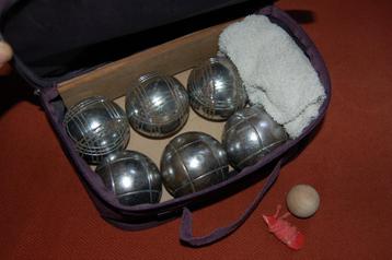 set ijzeren petanqueballen (2 X 3  stuks), Enlèvement, Utilisé